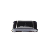 Grey ceramic square plate