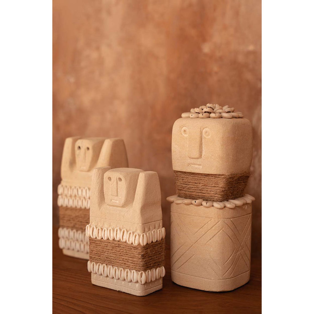 Natural stone hand sculpture