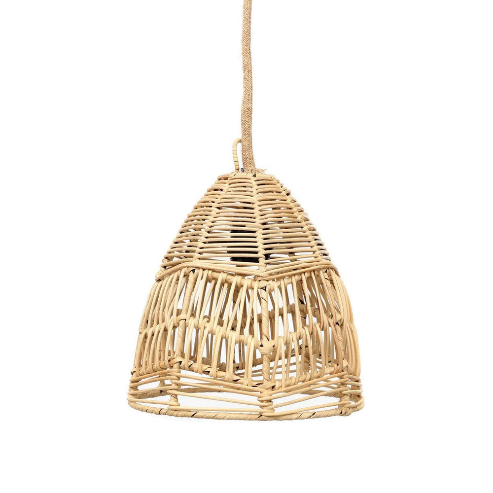 Natural rattan pendant lamp shade