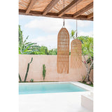 Natural rattan squid pendant lamp