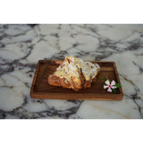 Natural wood serving tray
