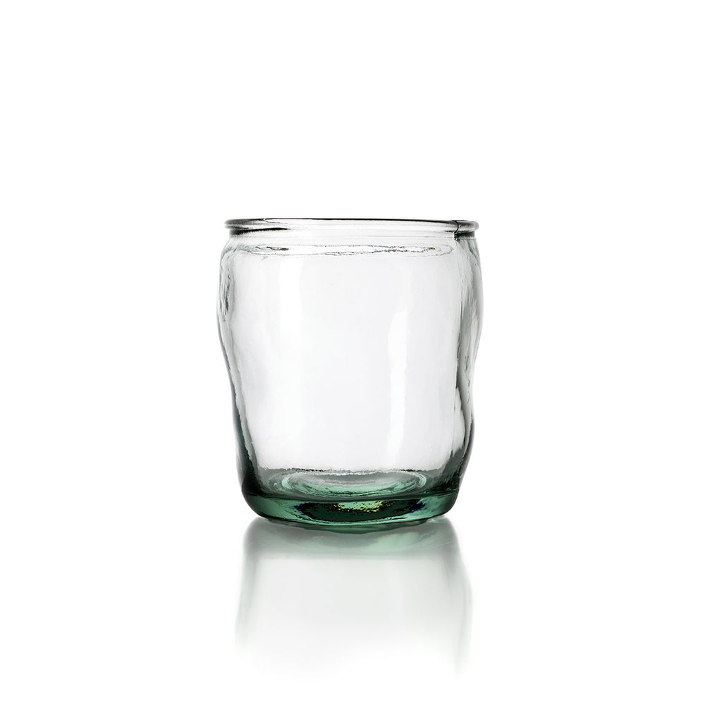 Blue recycled glass tumbler