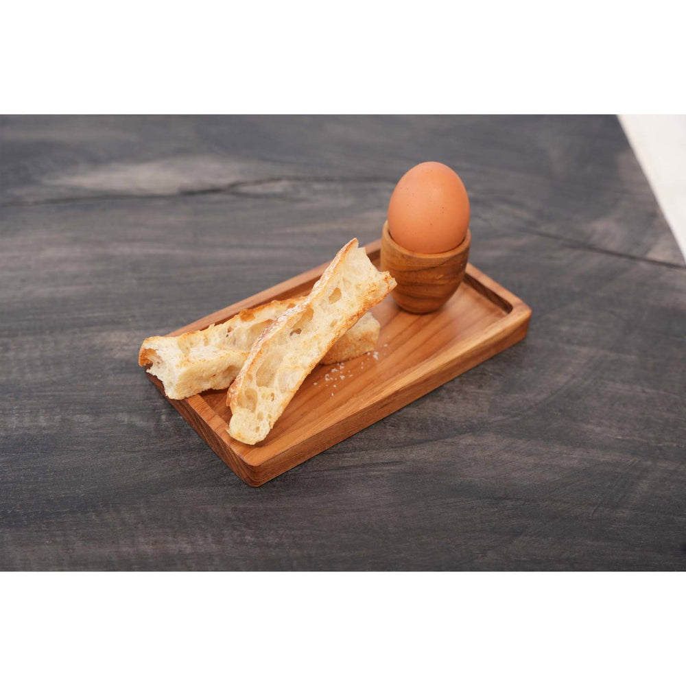 Natural wood serving tray
