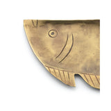 Gold brass serving tray