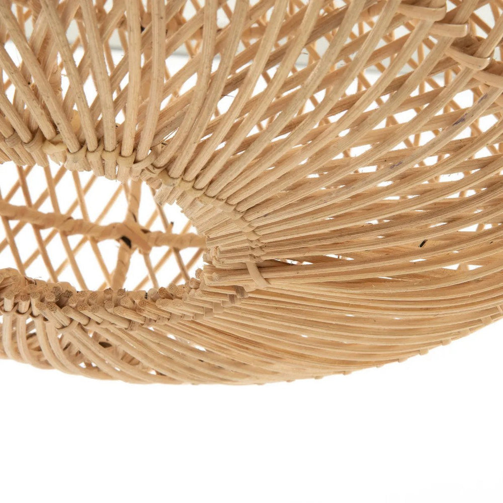 Natural rattan woven pendant lamp shade