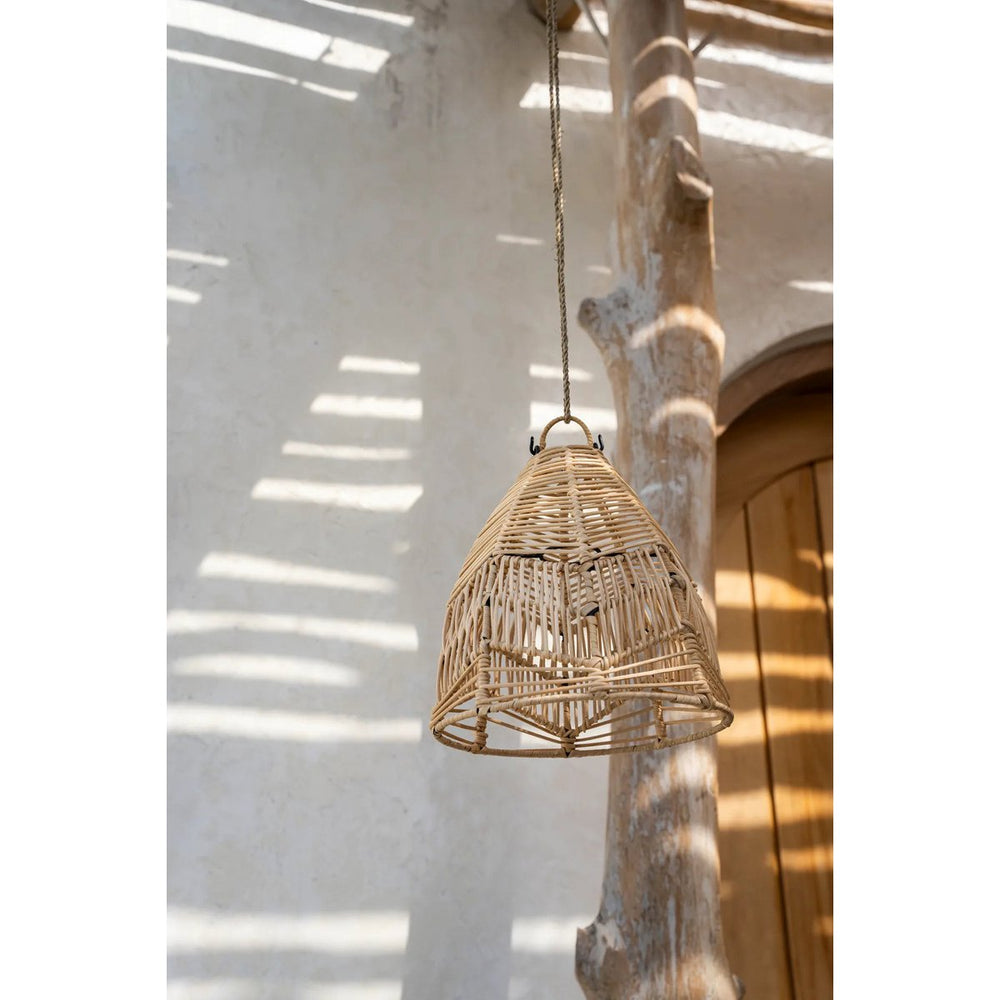 Natural rattan pendant lamp shade