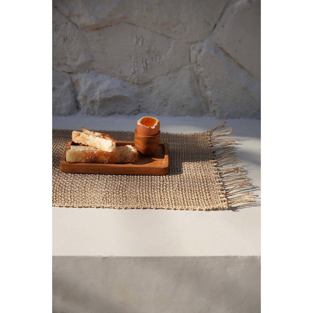 Natural wood serving tray