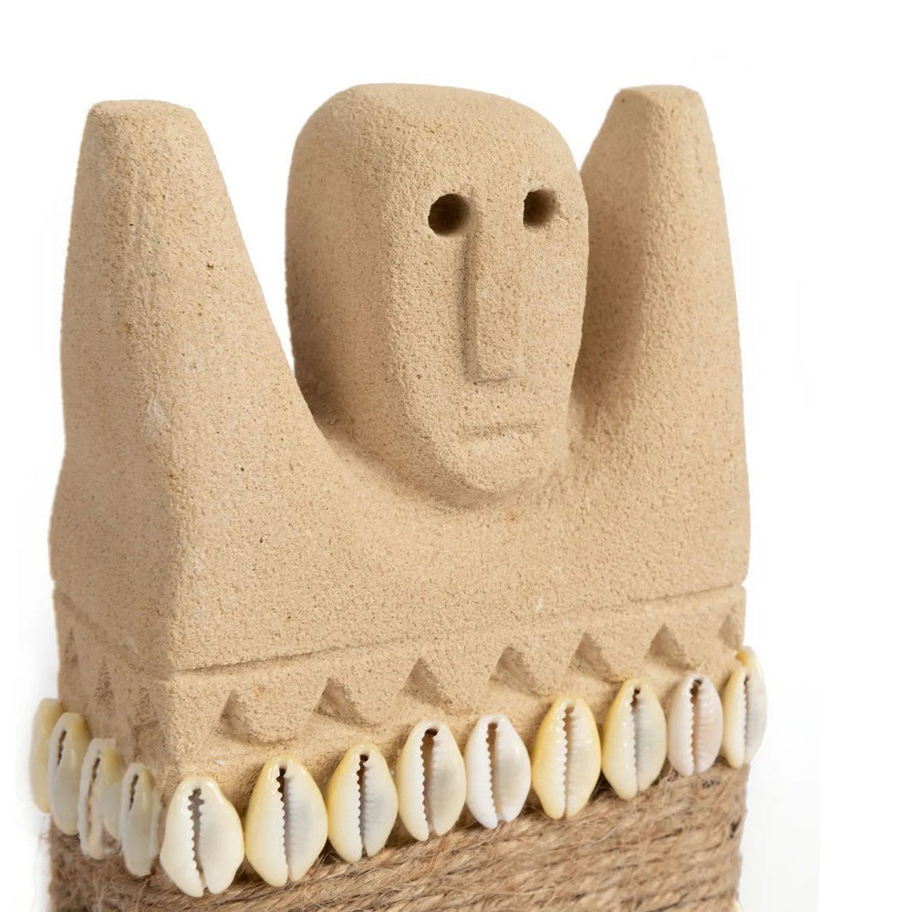 Natural stone hand sculpture