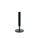 Black brass vase with matte finish