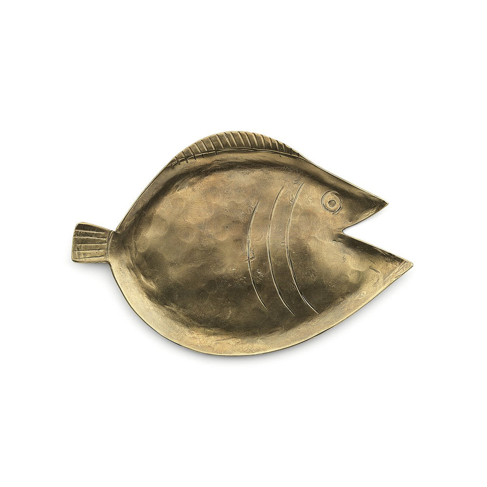 Gold brass serving tray