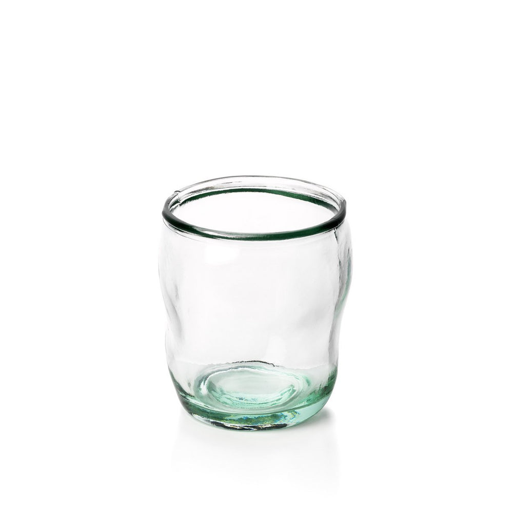 Blue recycled glass tumbler