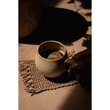 Natural woven seagrass coaster