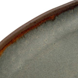 Grey stoneware serving platter