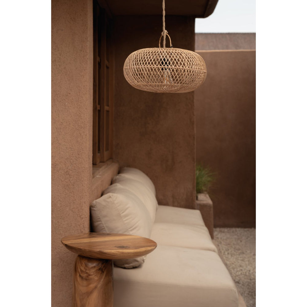 Natural rattan woven pendant lamp shade