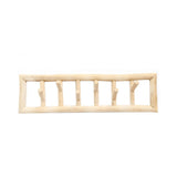 Natural teak branch cloth hanger
