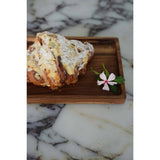 Natural wood serving tray