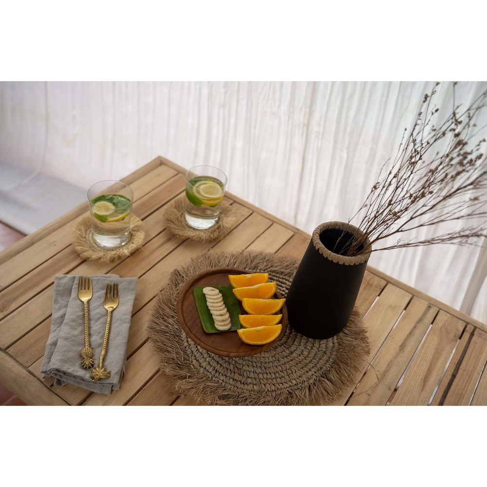 Natural seagrass raffia woven placemat