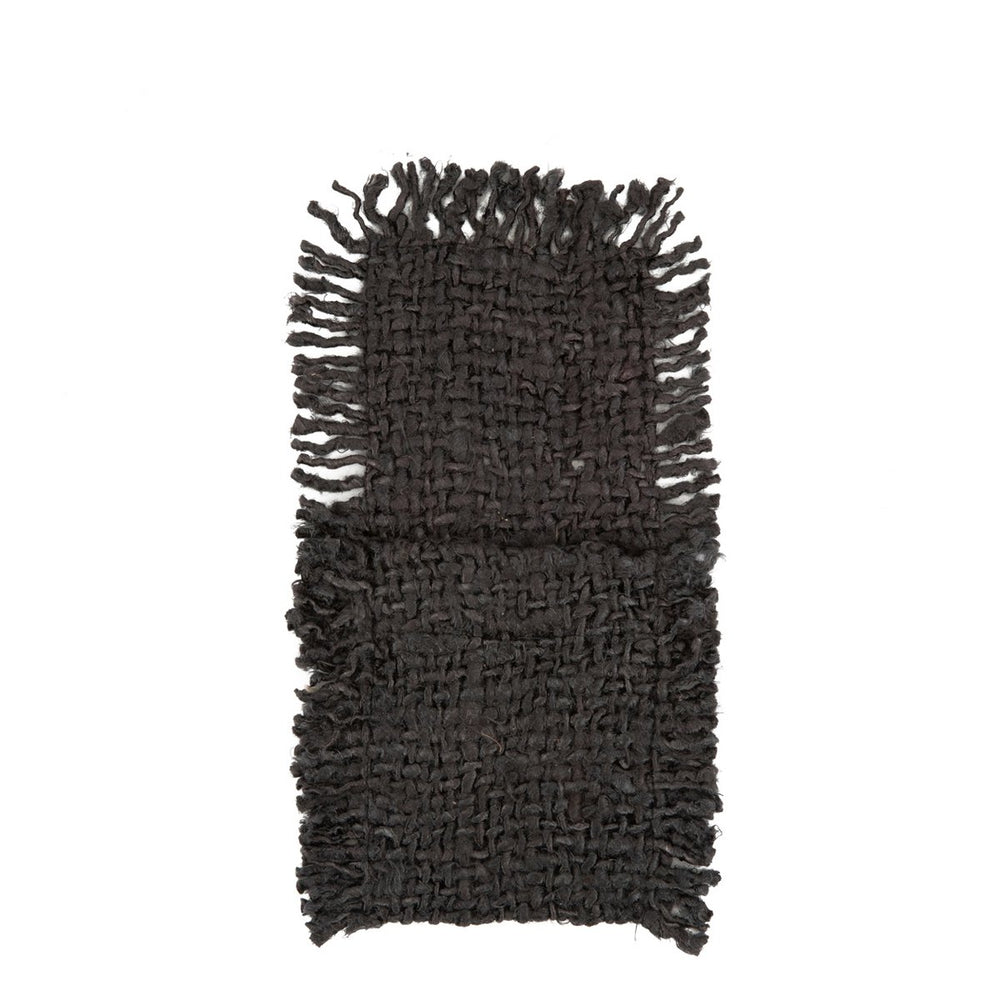 Black navy cotton cutlery holder