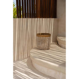 Pandan basket with shell embellishments