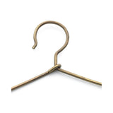 Gold brass clothes hanger
