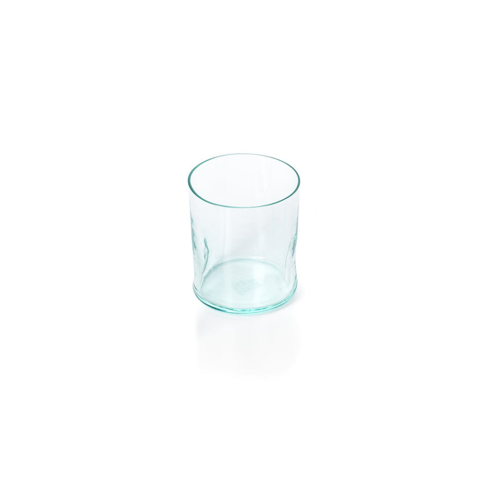 Blue recycled glass tumbler