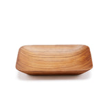 Rectangular teak wood side dish