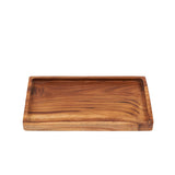Natural wood serving tray