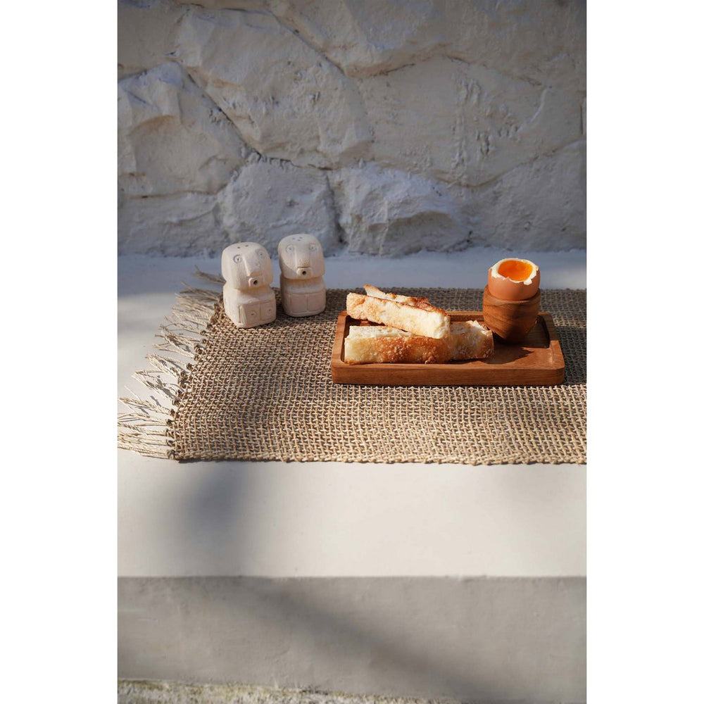 Natural wood serving tray