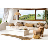 Natural handwoven rattan cloud pendant light shade