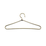 Gold brass clothes hanger