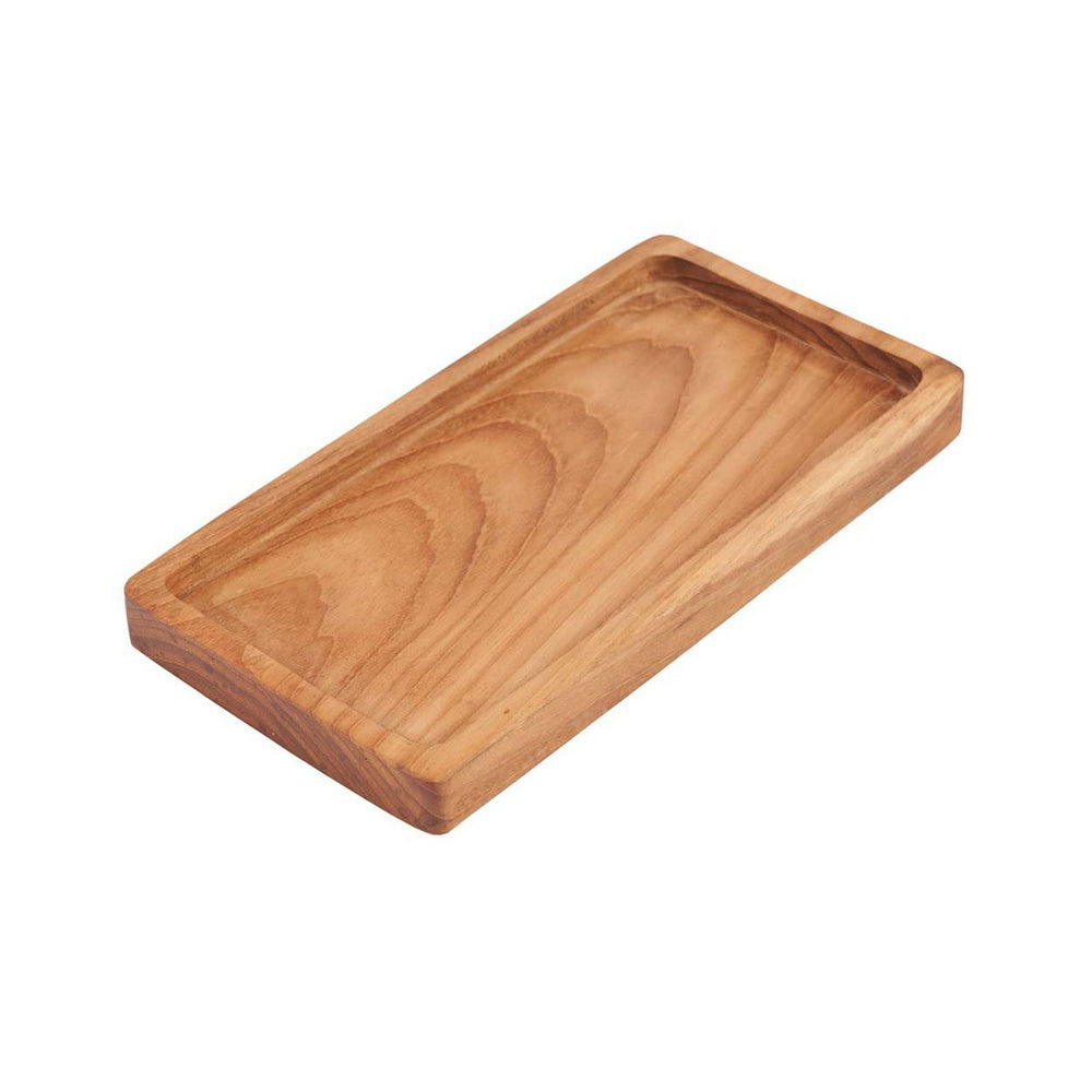 Natural wood serving tray