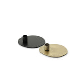 Black textured candle holder