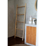 Natural wood ladder