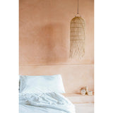 Natural rattan squid pendant lamp