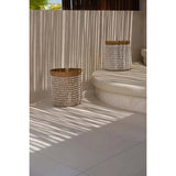 Pandan basket with shell embellishments