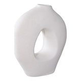 White ceramic vase