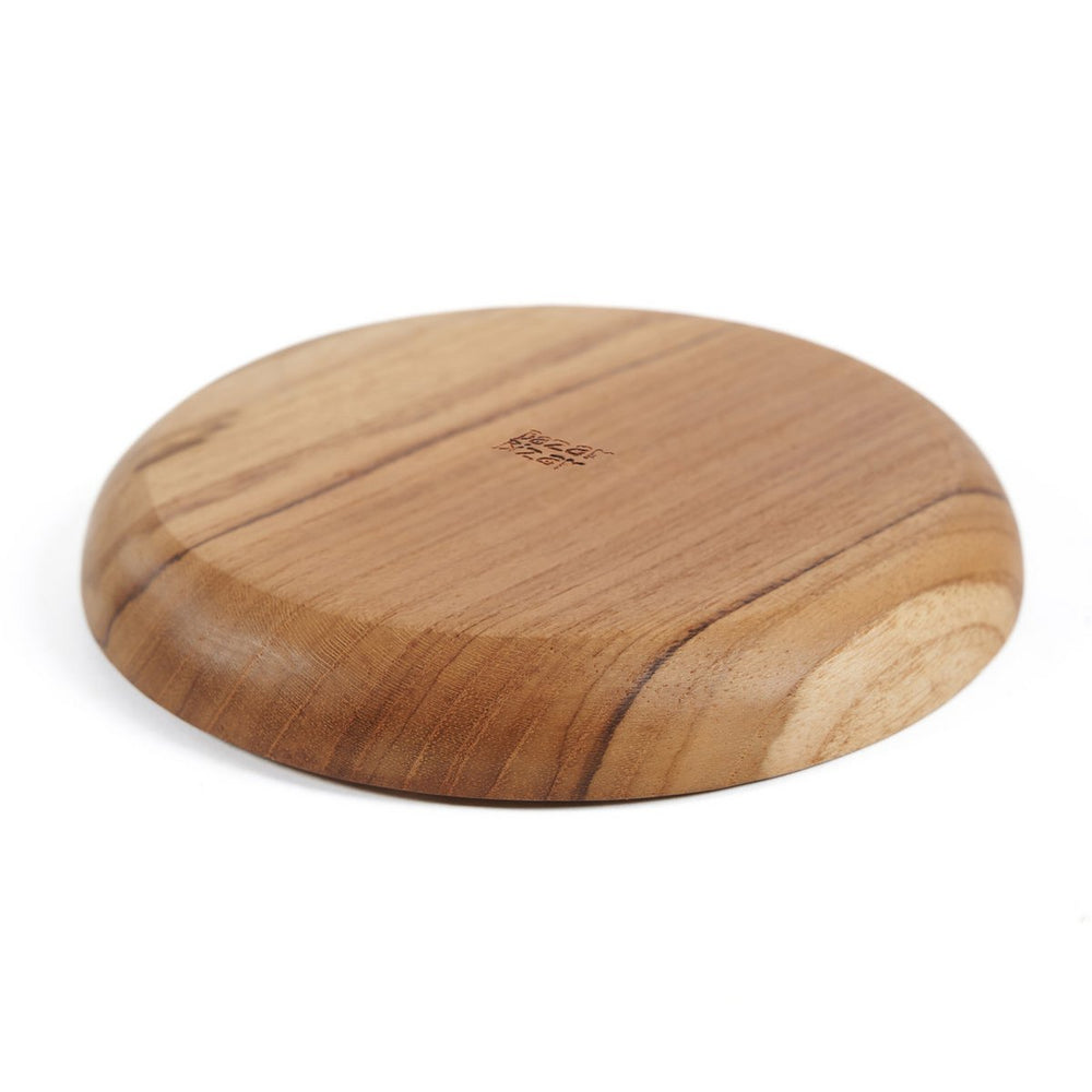 Natural teak wood incense holder