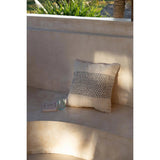 Natural black cotton cushion cover