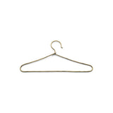 Gold brass clothes hanger