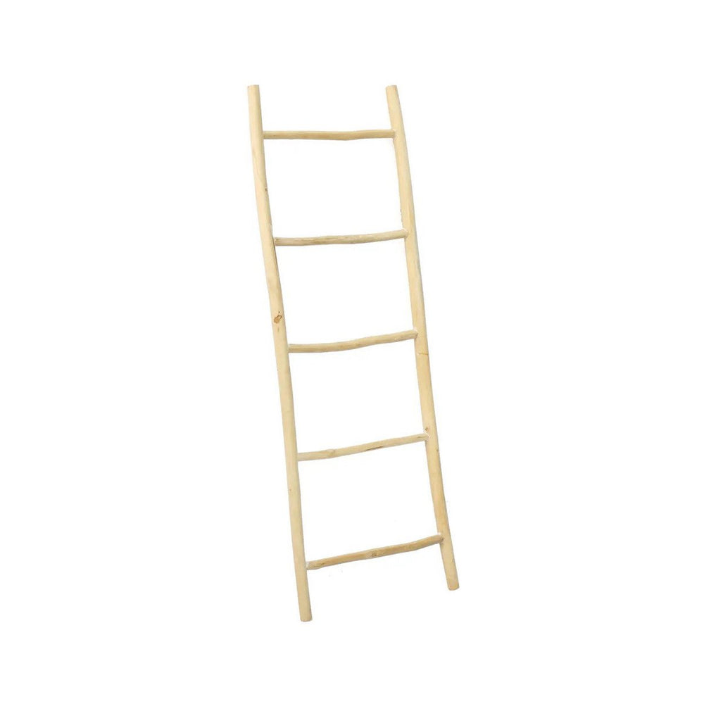 Natural wood ladder
