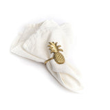 White woven linen napkin