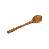 Brown teak root wooden spoon