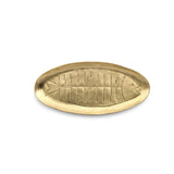 Gold brass fish-shaped tray
