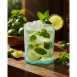 Blue recycled glass tumbler