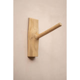Natural teak wood coat hook