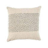 Natural black cotton cushion cover
