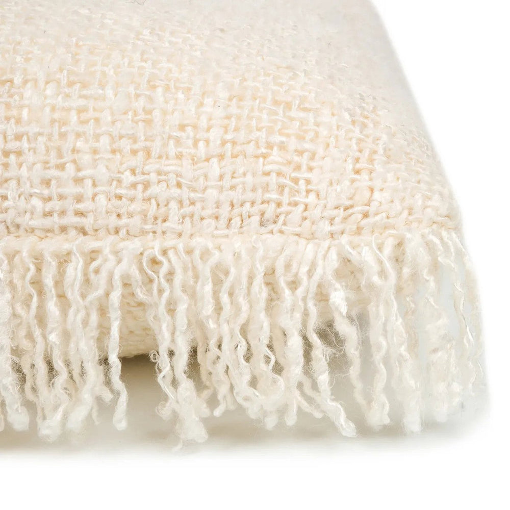 Cream cotton cushion cover