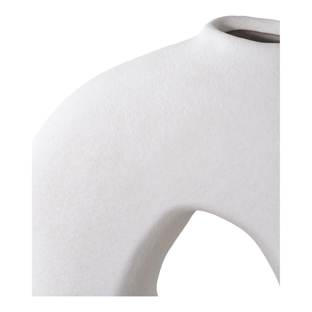 White ceramic vase