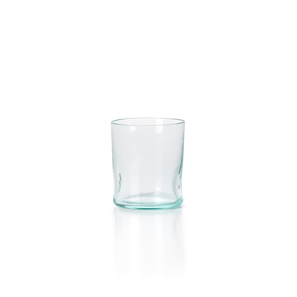 Blue recycled glass tumbler