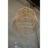Natural rattan pendant light